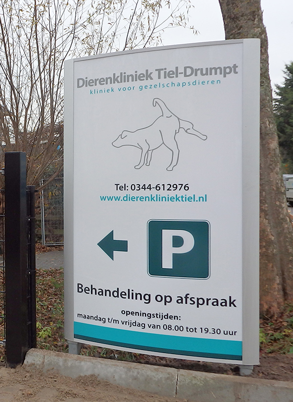 Dierenkliniek Tiel-Drumpt: Een betere parkeerplek bij de dierenarts.