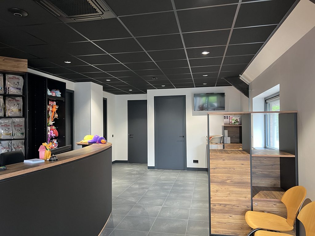 Dierenkliniek Tiel-Drumpt: Laatste blog in de doorlopende serie van de verbouwing van de praktijk: Nieuwe wachtkamer