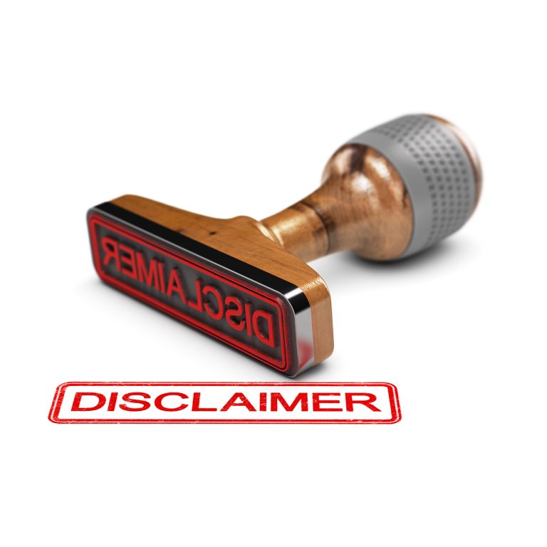 afbeelding Disclaimer